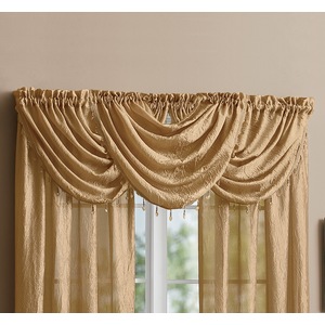 Whisper Crushed Beaded Valance, , large