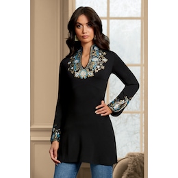 Natasha Embellished Tunic, , large