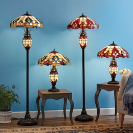 Wicklow Stained Glass Lamps, , large