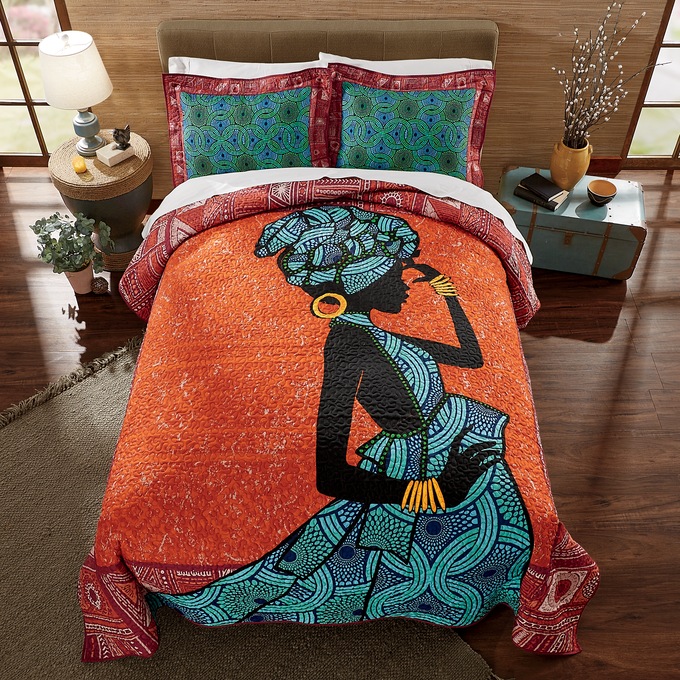 Amara Quilt and Sham, , large