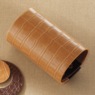 Textured Pleather Wrap/Snap Bracelet, , large
