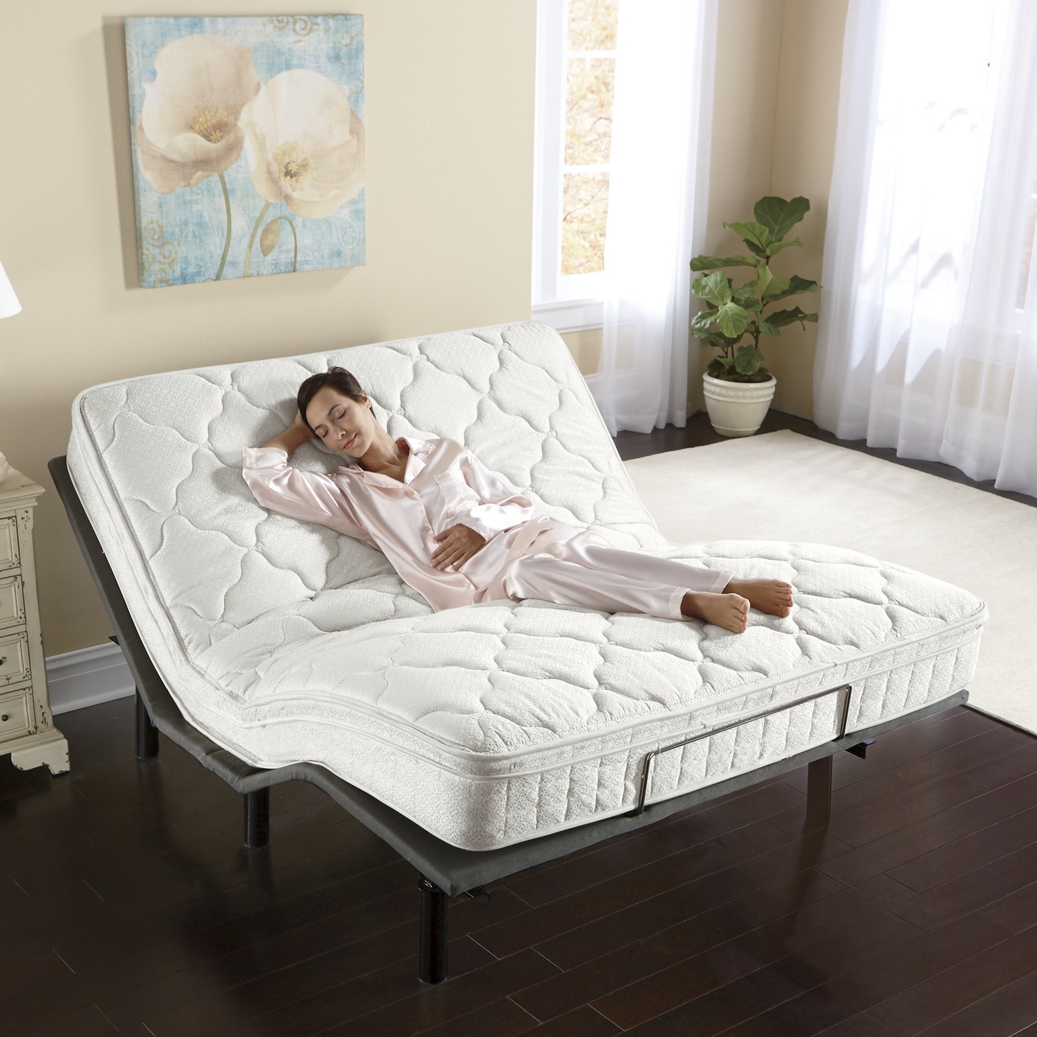 Adjustable Electric Bed Base Midnight Velvet