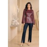 London Faux-Leather Tunic, , large