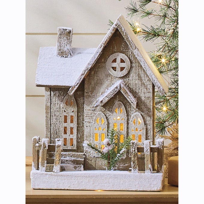 Wood Winter Village, , large