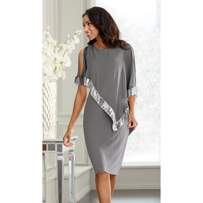 Midnight velvet new arrivals silver dresses
