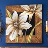 Oil Paint Flowers Wall Art, , large