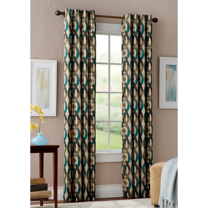Hayworth And Nova Crushed Grommet Panels Midnight Velvet