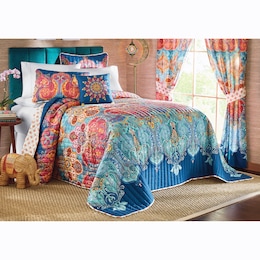 Boho Bedspread Set, , large