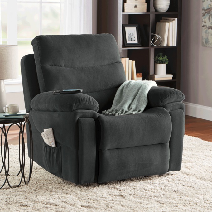 Rocking Recliner with Massage and Heat, , large