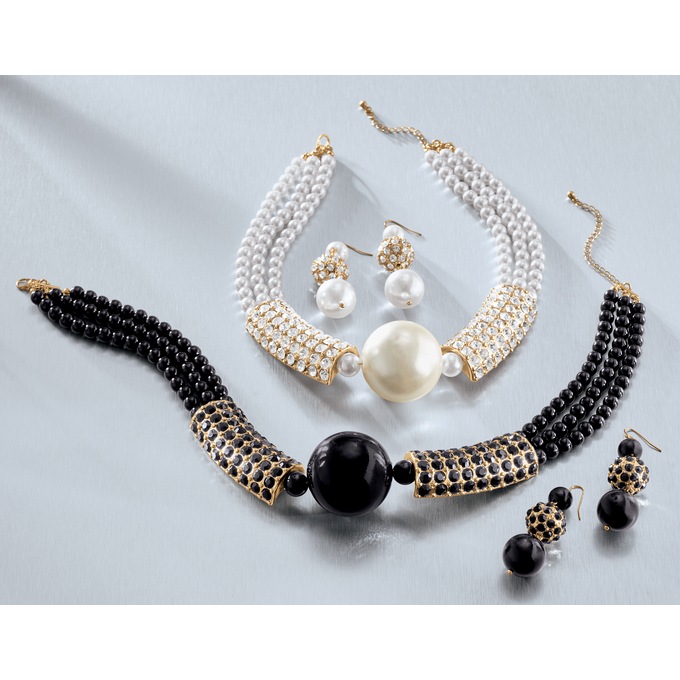 Ball Necklace and Earring Set, , large
