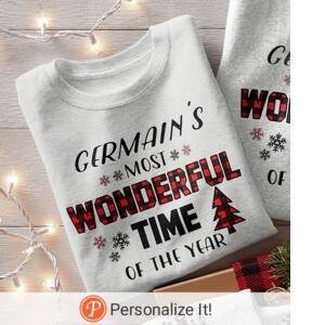 Personalized Wonderful Time Kids' T-Shirt, , large