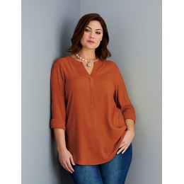 Daily Commute Tunic, Burnt Orange, large