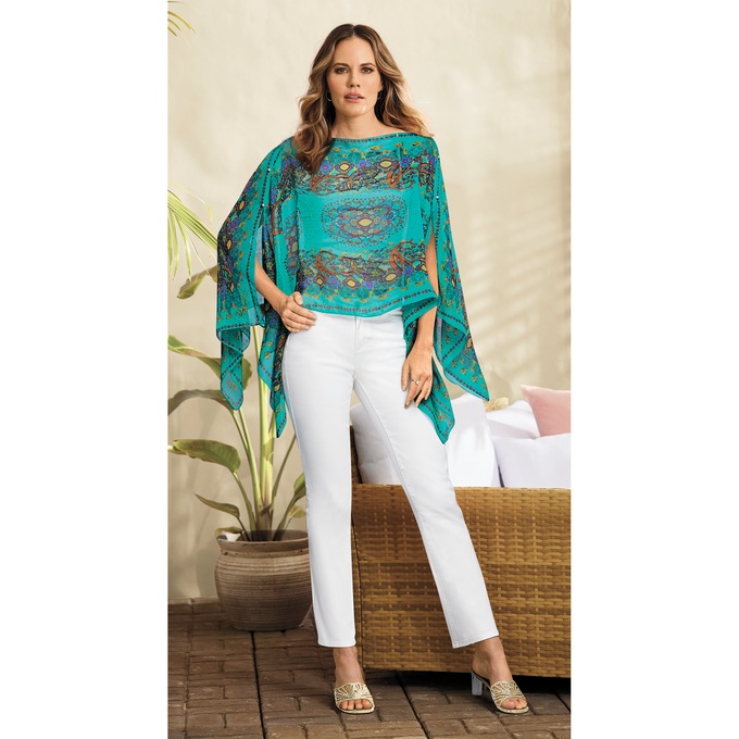 Lovely Two-Way Poncho, , large