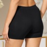 2-Pack Seamless Comfort Women&rsquo;s Boy Shorts with Light Control, Black Roebuck, large