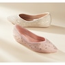 Midnight Velvet Studded Flat, , large