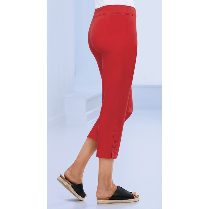 Button-Leg Capri, , large