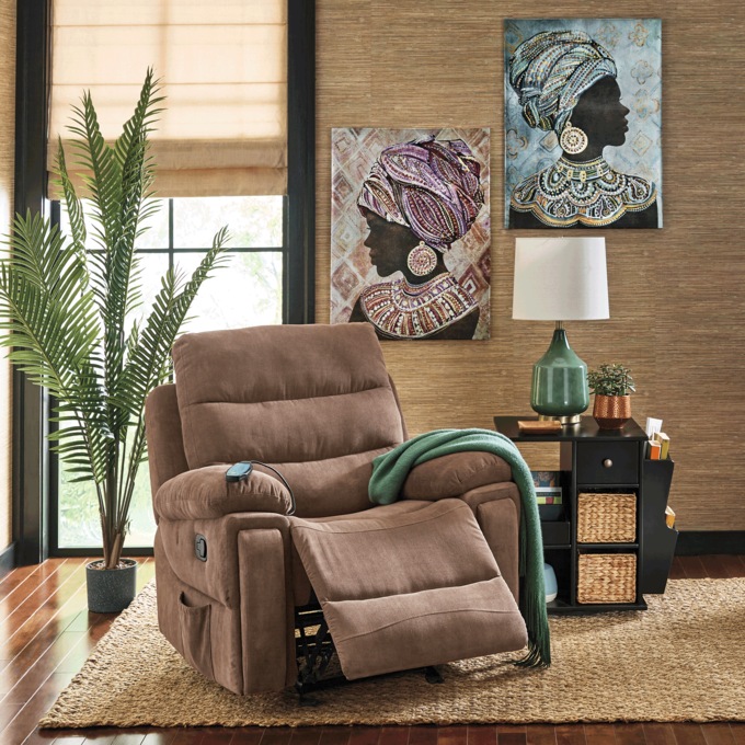 Rocking Recliner with Massage and Heat, , large