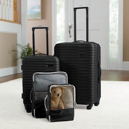 Kensie 4-Piece Expandable Hardside Luggage Set, , large