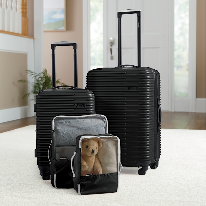 Kensie 4-Piece Expandable Hardside Luggage Set, , large