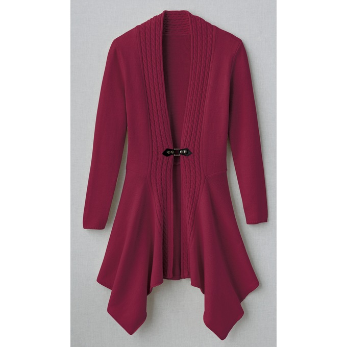 Cable Buckle Cardigan, , large