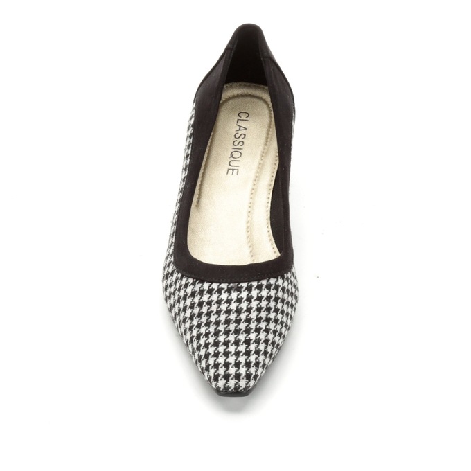 Houndstooth Pump by Classique, , large