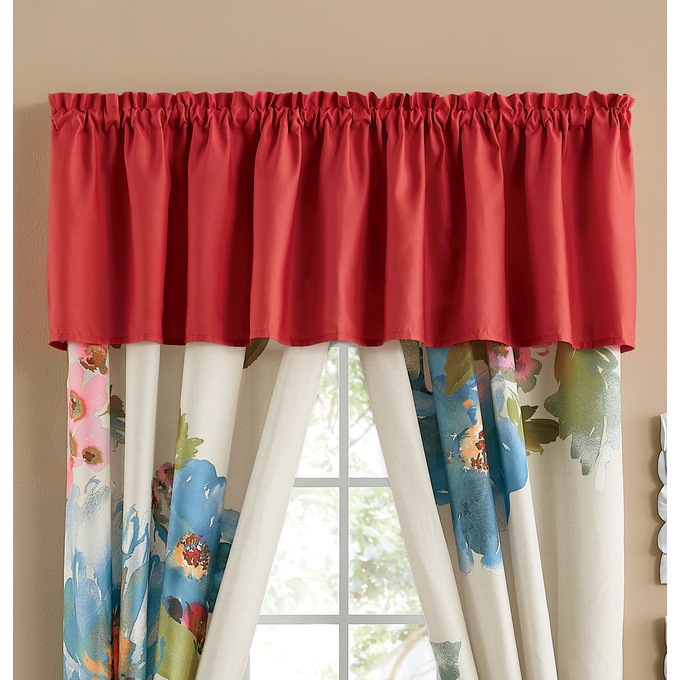 Painted Peonies Valance, , large