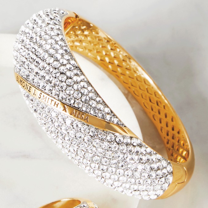 SIS Crystal Bangle, , large