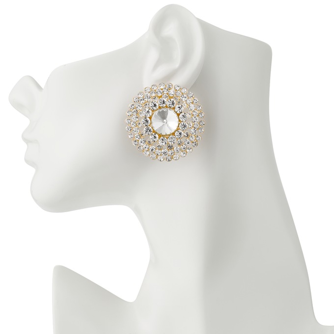 &quot;Neicey Never&quot; Clip Earrings, , large