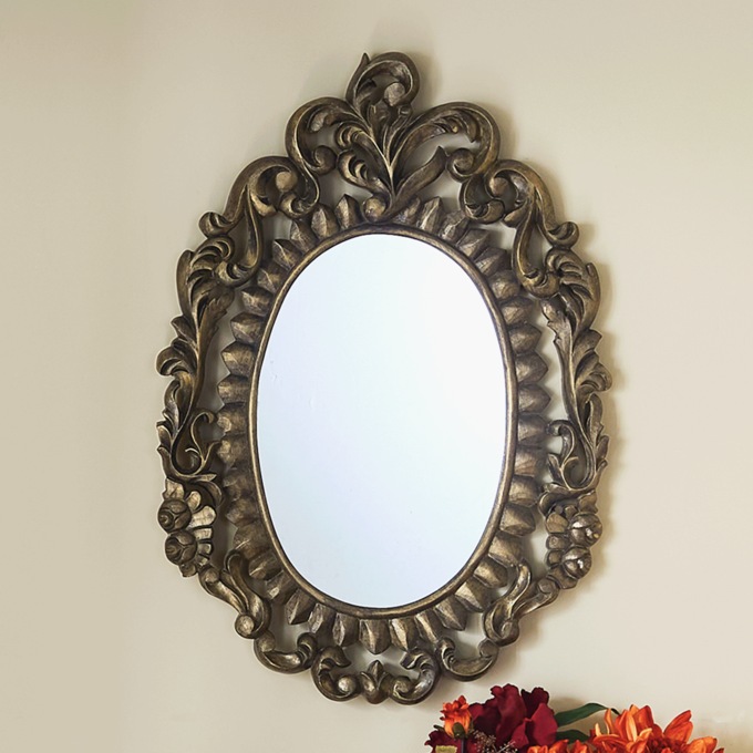 Carved Coraline Ornate Mirror, , large