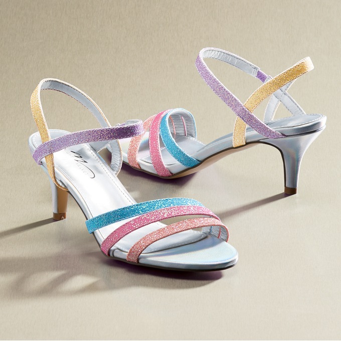 Midnight Velvet Shimmer Sandal