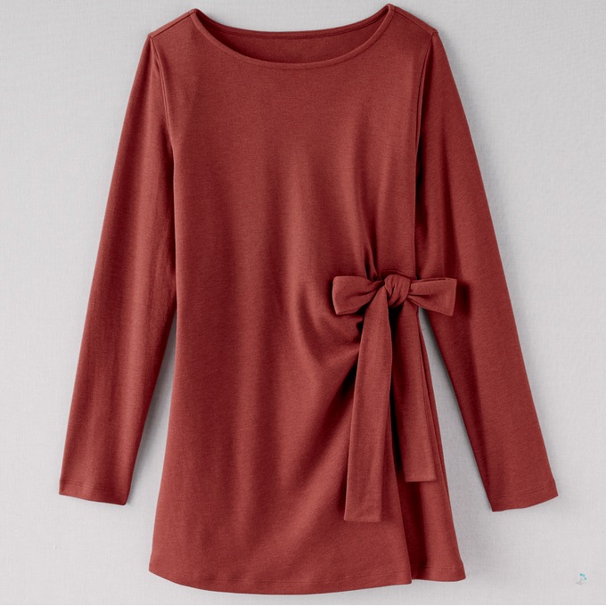 Betty Side-Tie Top, , large