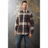 3-Pack Flannel Shirts, Brown Navy Green Red, large