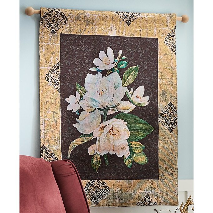 Magnolia Tapestry Wall Hanging, , large
