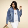 Denim Stretch Jacket, , large