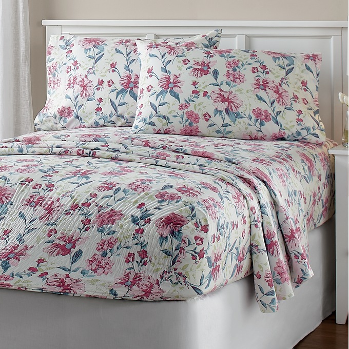 Bed Tite 300-Thread Count Printed Sheet Set, , large