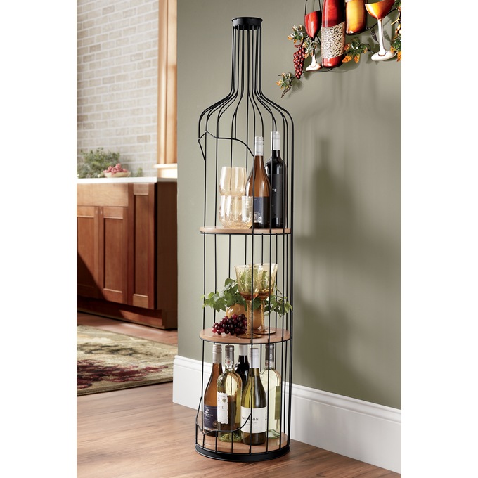 Wine Bottle Shelf, , large