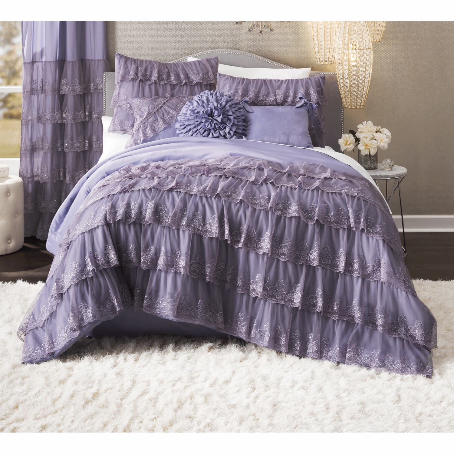 Isabella 7pc. Comforter Set Midnight Velvet