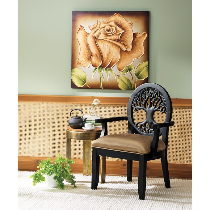 Oil Paint Rose Wall Art, , large