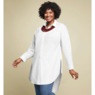 Julie Classic Button-Down Tunic, Crisp White, large