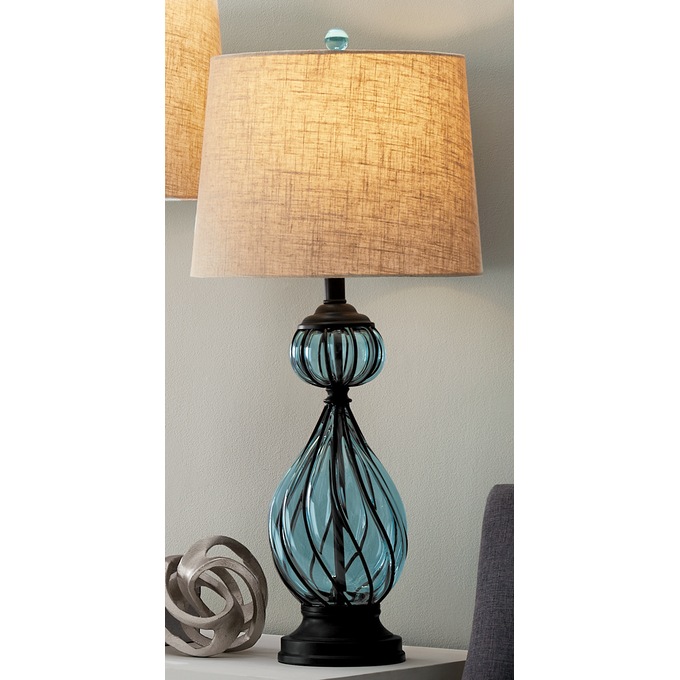 Captured Glass Table Lamp, , large