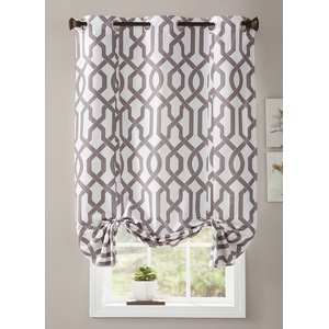 Color Connection Patterned Grommet Tie Shade, , large