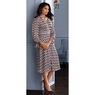 Cynde A-Line Faux Shirt Dress, , large