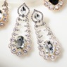 Crystal Frame Suspending Drop Earrings, , large