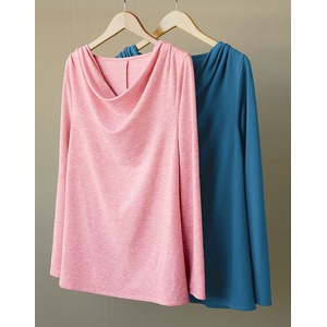 Lexa Drape Neck Top, , large