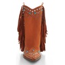 Azalea Wang Anorak Fringe & Stud Faux-Suede Bootie with 3" Heel for Women, , large