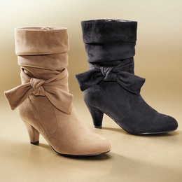 Knotted Slouch Bootie, , large