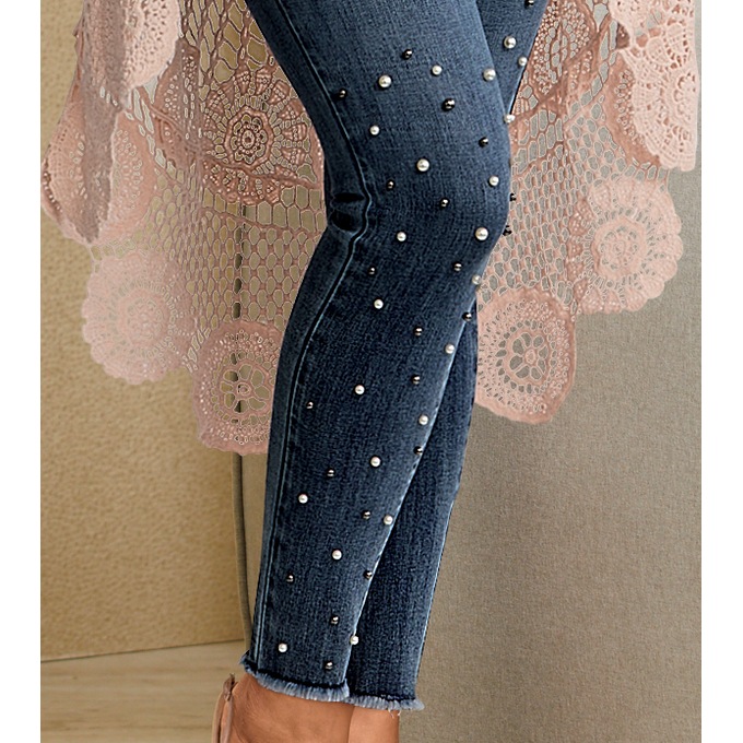 Katie Embellished Jegging, , large