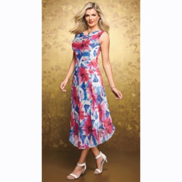 Ashlan Cowlneck A-Line Dress, , large