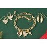 Charm Bracelet & 2-Pair Earring Set, , large
