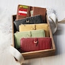 Women's Faux-Croco Wallet, , large